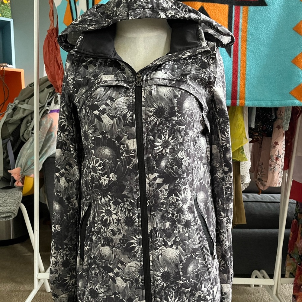 Grey floral “Break a Trail” Jacket